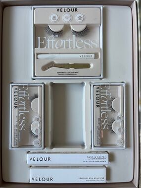 Velour Effortless Lash Kit Set - White/Neutral
